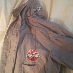 Coca cola button down shirt!